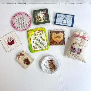 Mom Magnet Collection Vintage & Modern & Homemade MISC Lot Set of 9 Cottage Core